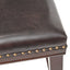 Elegant Saddle Stool With Curved Seat Comfort - Brown