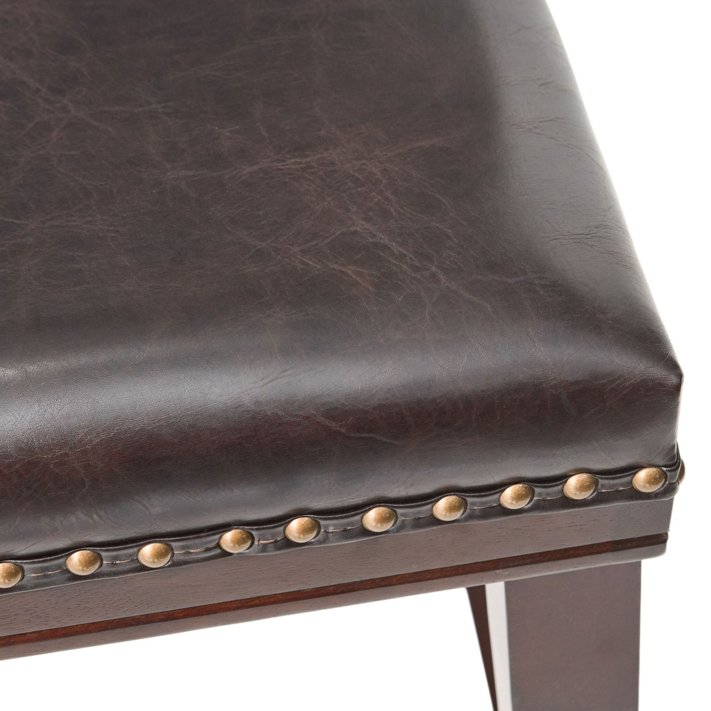Elegant Saddle Stool With Curved Seat Comfort - Brown
