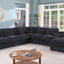 Celine - Fabric Corner Sectional Sofa With Right-Facing Chaise, Cupholders, And Charging Ports