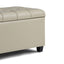 Sienna - Upholstered Storage Ottoman Bench
