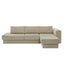L-Shaped Modular Sofa With Double Layer Cushion