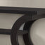Accent Console Table For Entryway, Unique Curved Design