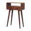 Solid Wood Curved Console Table