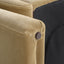 Mason - Arched Arm Chair - Camel Brown Beige