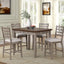 Counter Height 2 Tone 4 Drawer Dining Table - Gray