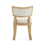 Farmhouse Style Fabric Upholstered Side Dining Chair Set
