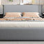 Upholstered Platform Bed With Reading Lights, Drawers, Trundle And Shelves