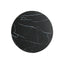 Outdoor Lightweight Concrete BMarble Effect Side Table, Living Room End Table - Black / Marble