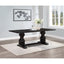 Villeneuve - Rectangular Double Pedestal Dining Table - Rustic
