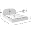 Archie Puffy Grounded - Upholstered Platform Bed