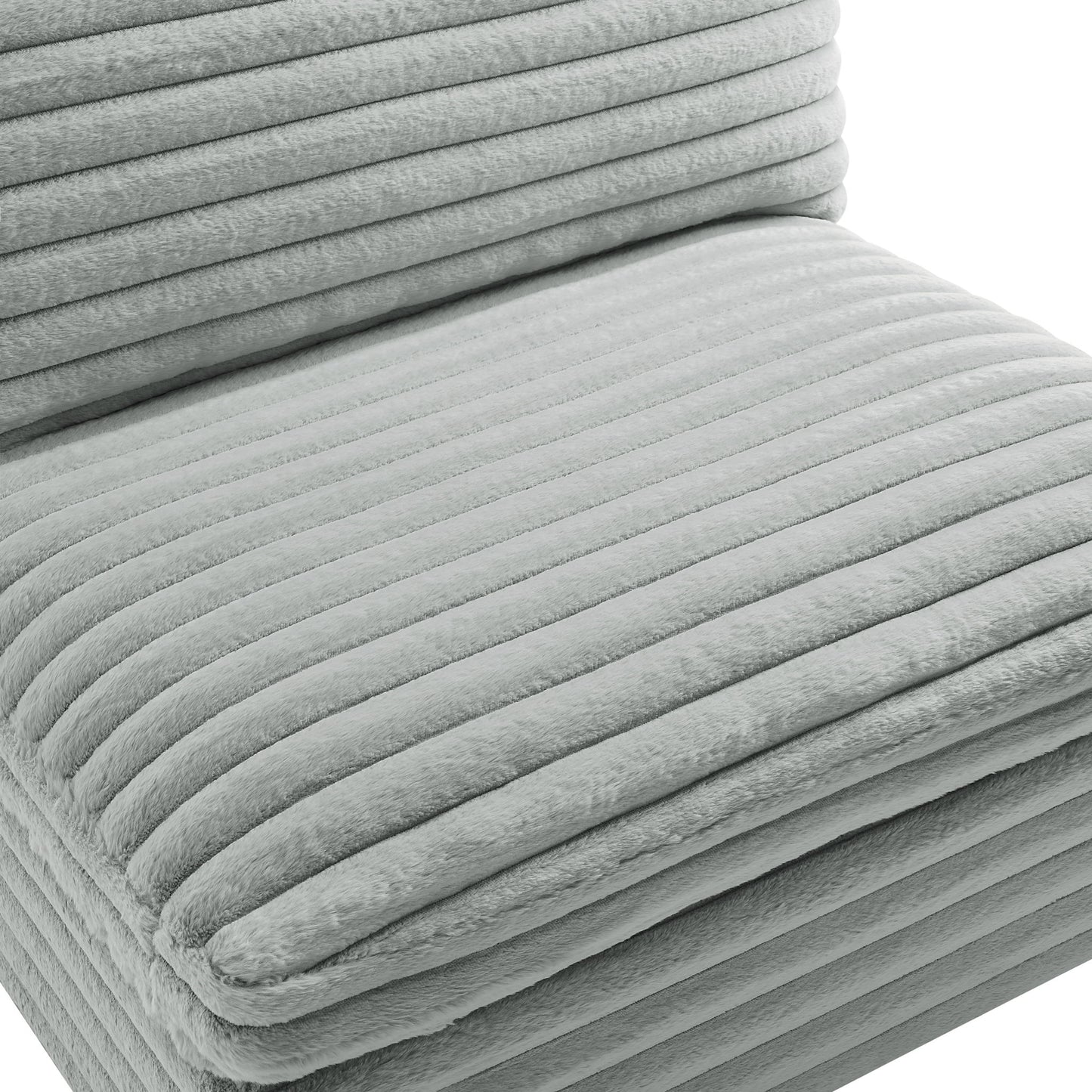 Jenny - Armless Slipper Chair - Gray