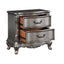 Ariadne - Nightstand - Antique Silver