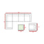 Outdoor Wicker Conversation Set With Cushions, All Weather