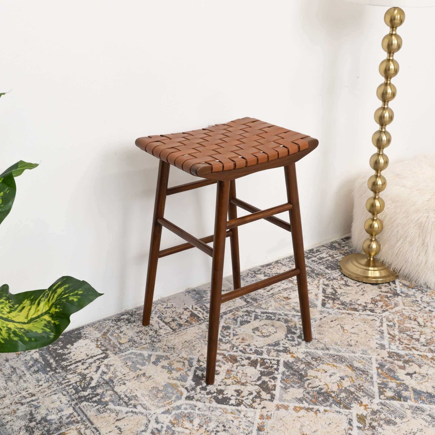 Maya - Stool - Rustic / Tan