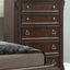 Traditional 5 Drawer Chest - Mahogany
