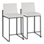 Fuji - Contemporary Modern Elegance, High Back Counter Stool