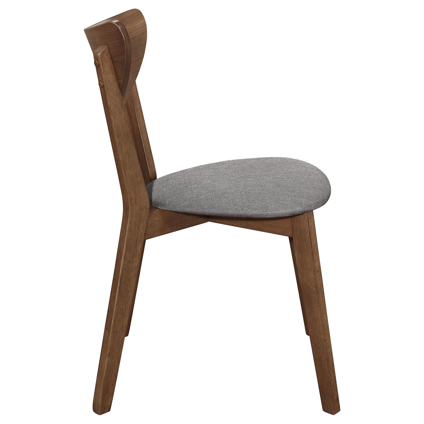 Mid-Century Modern Upholstered Dining Chair (Set of 2)