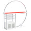 Casey - 2 Door Home Bar Storage Bar With Customizable Lighting - White