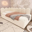 Upholstered Daybed With Metal Slatted Base