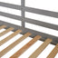 Bunk Bed Wood Bed & Roof, Window, Guardrail, Ladder