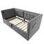 Upholstered Hydraulic Storage Daybed With USB & Type C Charging