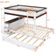 Bunk Bed With Twin Size Trundle, Storage And Desk