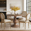 Round Pedestal Dining Table - Walnut