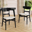 Modern Dining Chairs With Cushioned Seat (Set of 2)