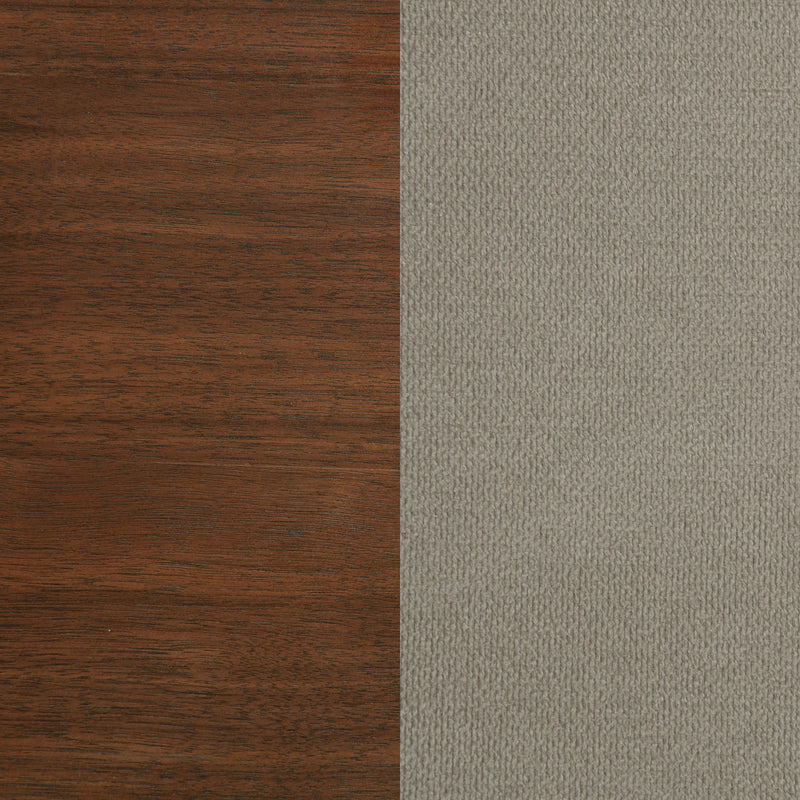 Eastern King Panel Bed - Walnut