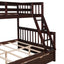 Bunk Bed With Ladders And 2 Storage Drawers