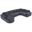 Modular Cloud Sectional Sofa Set, U-Shaped Upholstered Couch With Deep Seat