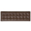 Penelope - Ottoman Bench With Genuine Leather Upholstery - Brown