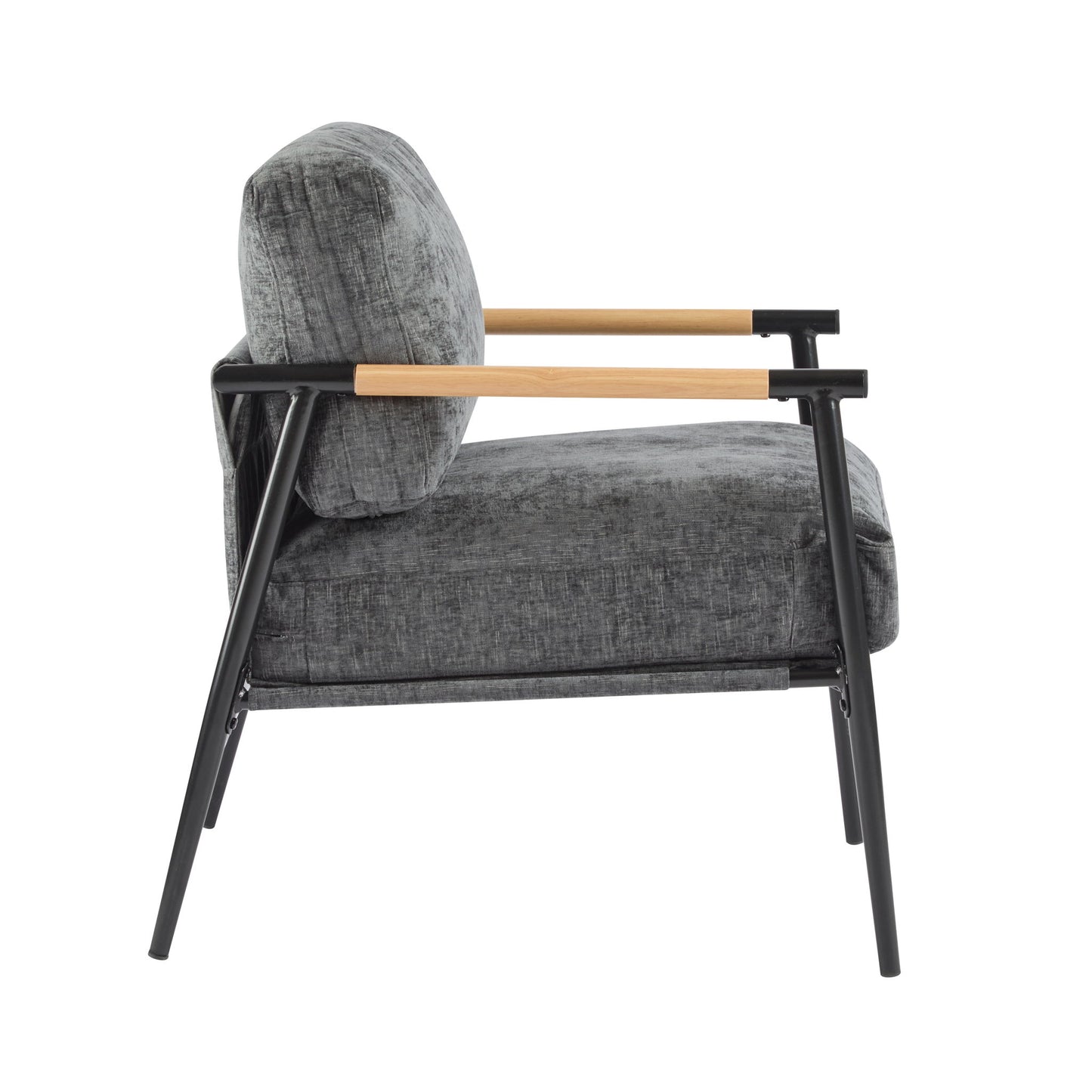 Modern Accent Chair With Cushions, Cozy Seating