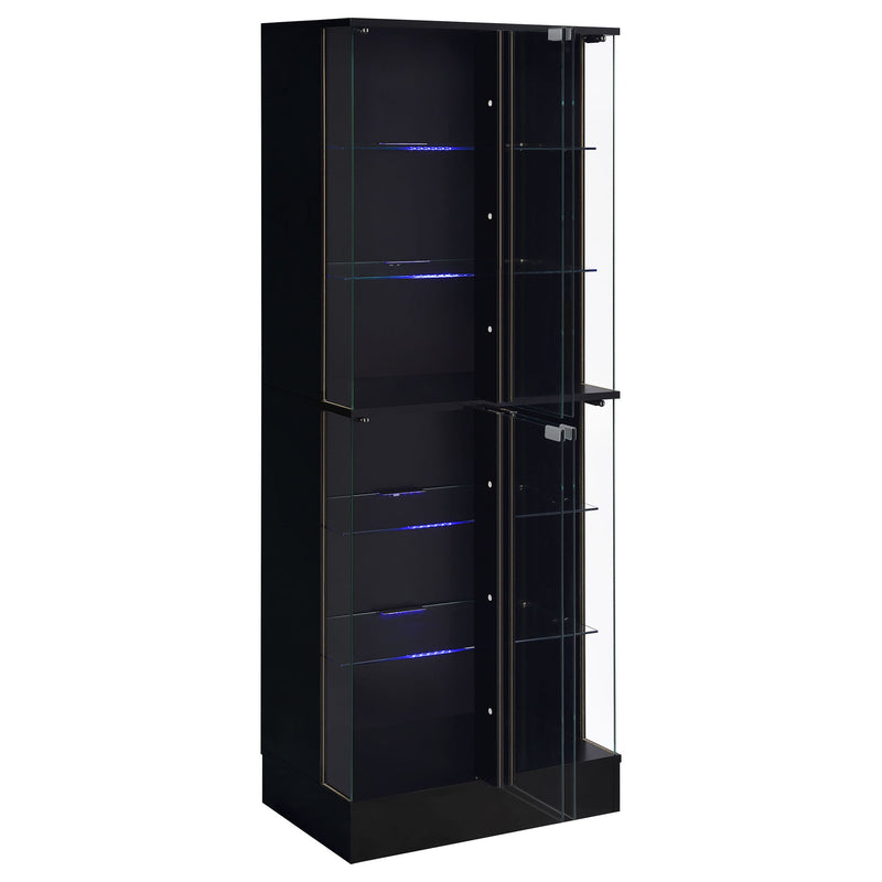 Gilbert - 4 Door LED Curio Display Cabinet