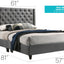 Nailhead Bed Transitional Vibrant