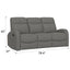 Manual Reclining Sofa With Dual Independent Recliners