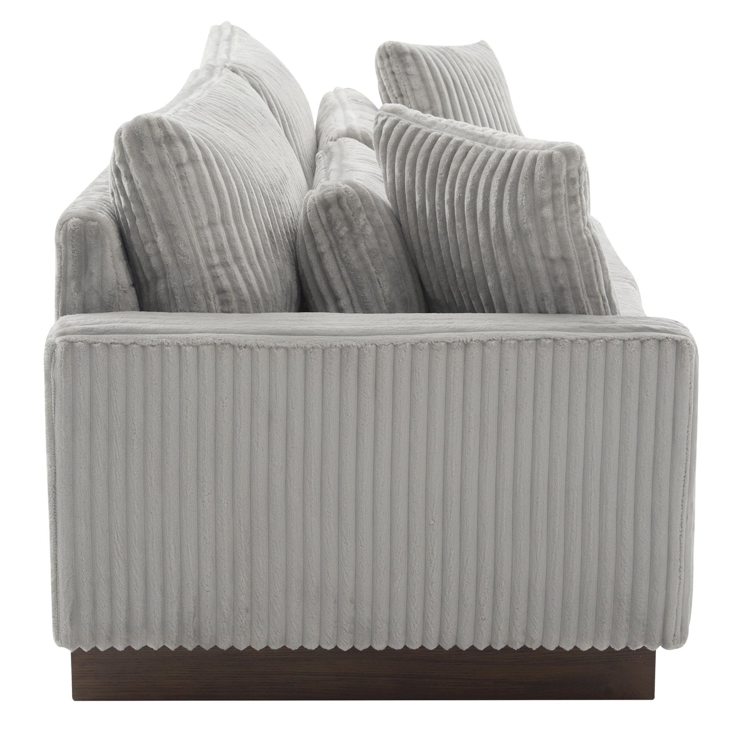 Modern Loveseat Sofa With 4 Pillows