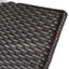 Kauai - Modern Style Wicker Chaise Lounge - Brown Multi