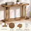 Console Table & Bottom Shelf - Walnut