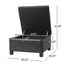 Square Tufted Indoor Ottoman With Lift-Top Storage