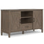 Ela - Medium TV Stand - Smoky Brown