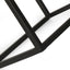 Modern Industrial Tabletop Wine Rack With 7 Bottle Holders - Black