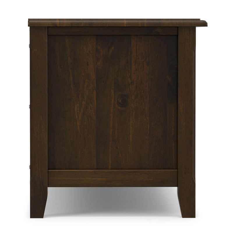 Burlington - Low TV Media Stand - Mahogany