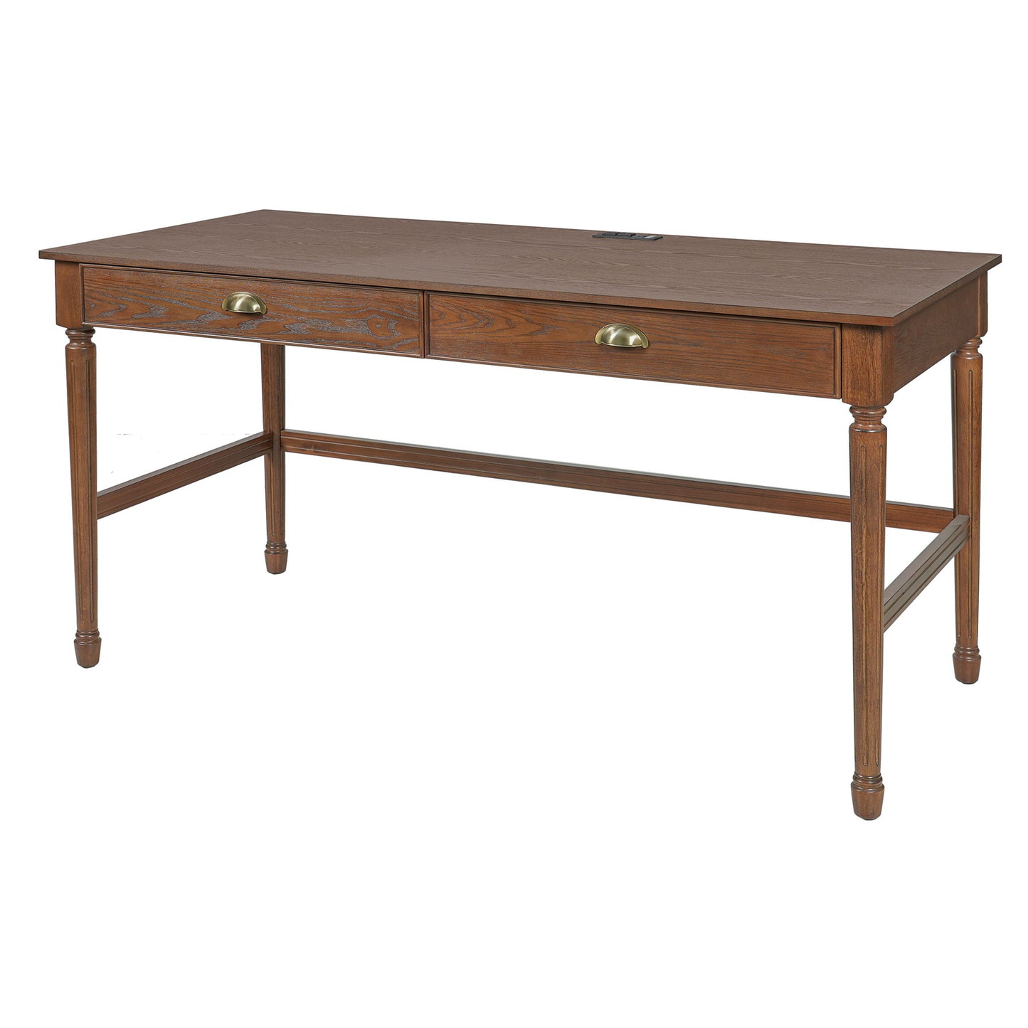 Modern Writing Desk With Drawers For Home Office