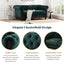Chesterfield Loveseat Sofa, 2 Person Rolled Arm Upholstered Couch