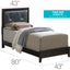 Padded Headboard Bed