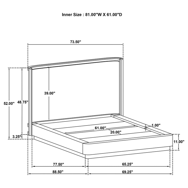 Kimpton - Bedroom Set With Upholstered Headboard