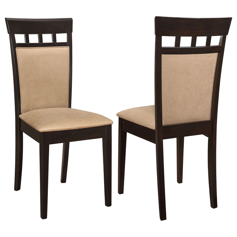 Sillas laterales tapizadas (juego de 2) - Beige