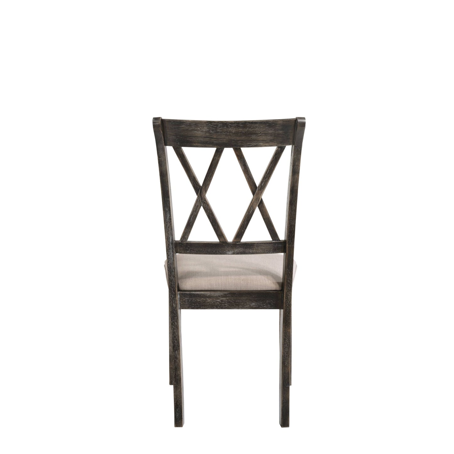 Claudia II - Weathered 7 Pieces Dining Room Set - Gray