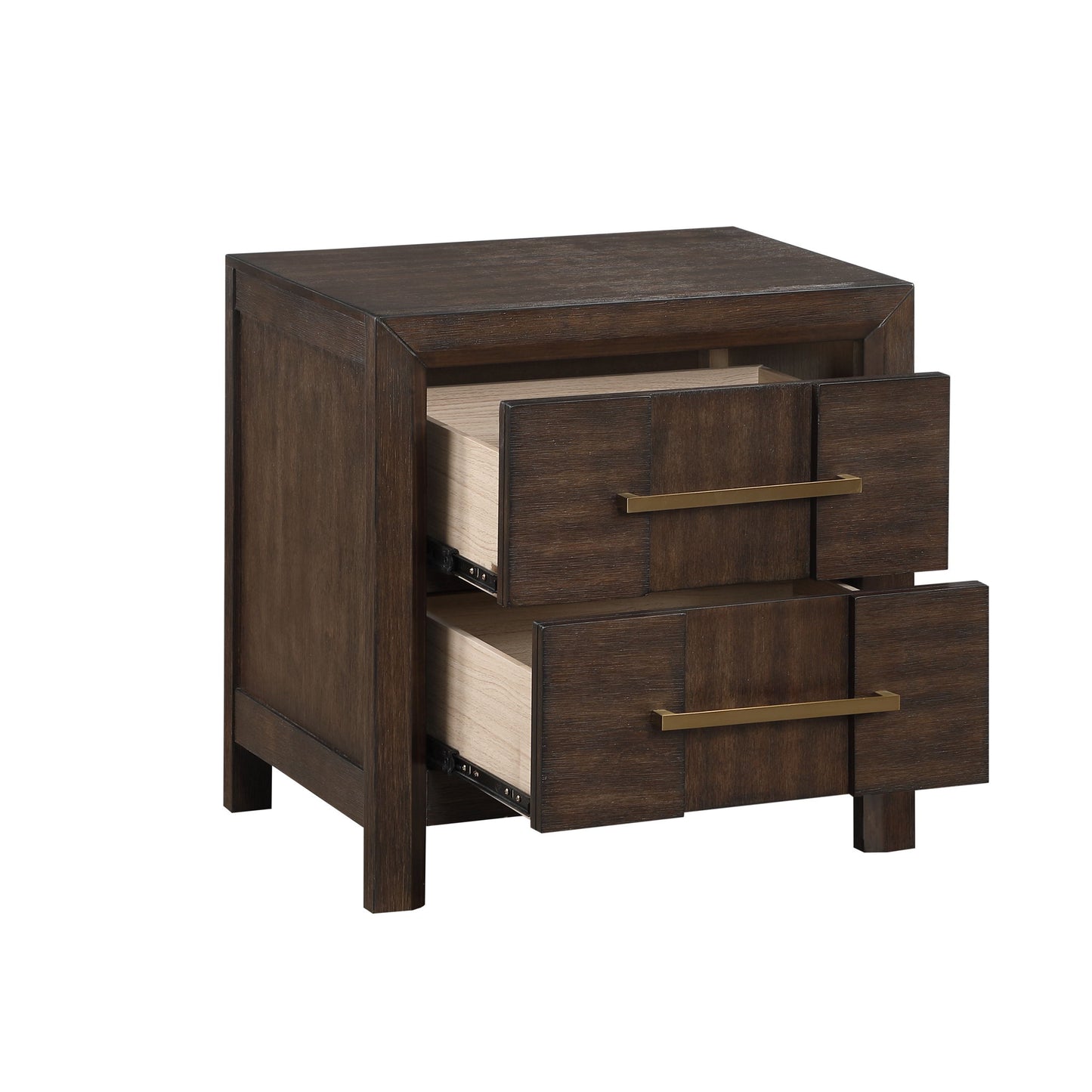 Kenzo - 2 Drawer Nightstand - Walnut